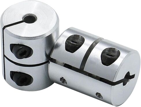 D20 L30 High Precision Rigid Coupling Aluminium Alloy Shaft Coupler 4 M3 Screw For CNC Stepper Motor Accessories Parts 1Pcs(D20L30-6.35X6.35) in Saudi Arabia
