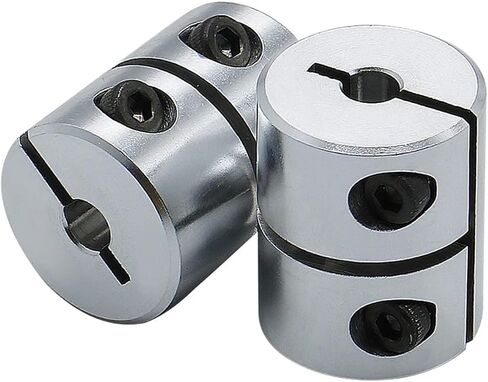 D20 L30 High Precision Rigid Coupling Aluminium Alloy Shaft Coupler 4 M3 Screw For CNC Stepper Motor Accessories Parts 1Pcs(D20L30-6.35X6.35) in Saudi Arabia