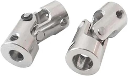 2/2.3/3/3.17/4mm Universal Coupling Car Ship Motor Connector Universal Joint Coupler Steel Cardan Joint 1Pcs(3.17mm-4mm) in Saudi Arabia
