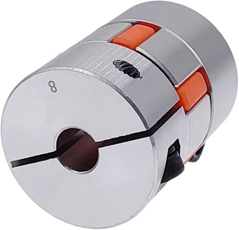 D30L40 Coupling Stepper Motor Shaft Coupler Flexible Jaw Spider Plum Shaft Coupler 6/6.35/8/10/12/14mm 1Pcs(8x8) in Saudi Arabia