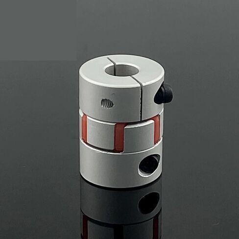 D25L30 Coupler D25 L30 Three Jaw Aluminium Plum Flexible Shaft Coupling Motor Connector Flexible Coupler 5/6/6.35/8/10/12mm 1Pcs(5x5) in Saudi Arabia