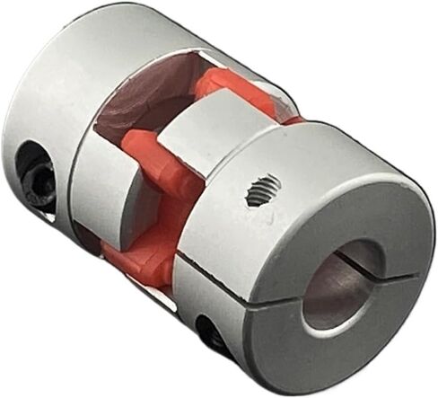 D25L30 Coupler D25 L30 Three Jaw Aluminium Plum Flexible Shaft Coupling Motor Connector Flexible Coupler 5/6/6.35/8/10/12mm 1Pcs(5x5) in Saudi Arabia