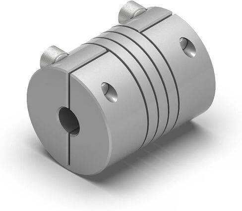 D20L25 Aluminium CNC Flexible Shaft Couplings Coupler Couples OD 20X25mm Bore 3mm To 10mm Stepper Motor 3D Printer Accessories 1Pcsa(5mm to 5mm) in Saudi Arabia