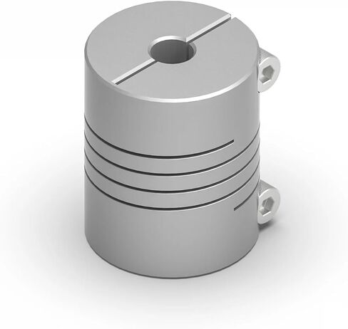 D20L25 Aluminium CNC Flexible Shaft Couplings Coupler Couples OD 20X25mm Bore 3mm To 10mm Stepper Motor 3D Printer Accessories 1Pcsa(5mm to 5mm) in Saudi Arabia