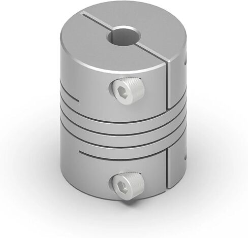 D20L25 Aluminium CNC Flexible Shaft Couplings Coupler Couples OD 20X25mm Bore 3mm To 10mm Stepper Motor 3D Printer Accessories 1Pcsa(5mm to 5mm) in Saudi Arabia