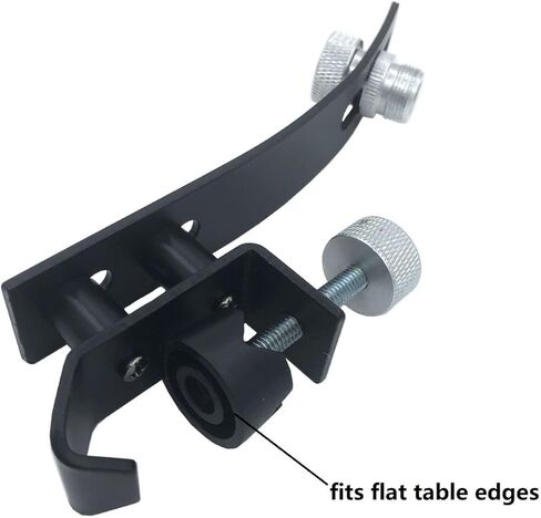 Drum Rim Microphone Clamp with Universal Shockproof Plastic Microphone Clip, Metal Adjustable Drum Rim Mic Mount Holder for Snare Tom Bass Drum Hoop Accessories in Saudi Arabia