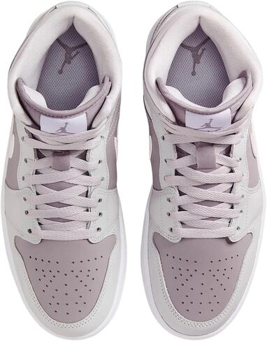 Air Jordan 1 Mid Women’s Shoes (BQ6472-008 ، فوتون غبار/جو رمادي/أبيض) in Saudi Arabia