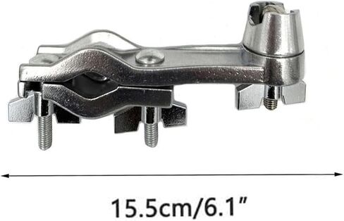 Drum Set Microphone Mount Holder, Drum Rack Mounting Clamp with L Shaped Mic Mount Arm Shock Mount Microphone Clip, Microphone Stand for Hi-Hat Cymbal Stand Percussion Drum Set in Saudi Arabia