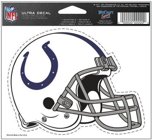 Wincraft Indianapolis Colts Team Logo 5 "x6" شريحة خوذة NFL in Saudi Arabia