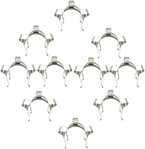 10PCS 14/23 Metal Clip 14/20 Lab Keck Clamp For 14# Laboratory Glass Ground Joint in Saudi Arabia