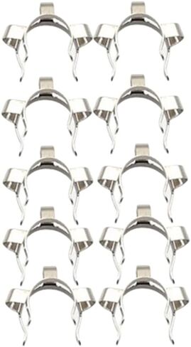 10PCS 14/23 Metal Clip 14/20 Lab Keck Clamp For 14# Laboratory Glass Ground Joint in Saudi Arabia