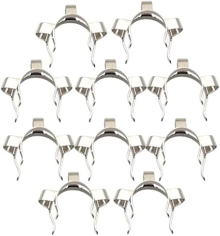 10PCS 14/23 Metal Clip 14/20 Lab Keck Clamp For 14# Laboratory Glass Ground Joint in Saudi Arabia