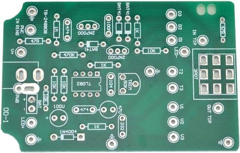 مجموعات دواسة الغيتار Overdrive (OD1) مع مربع مربع مسبق 1590B مصنوعة in Saudi Arabia