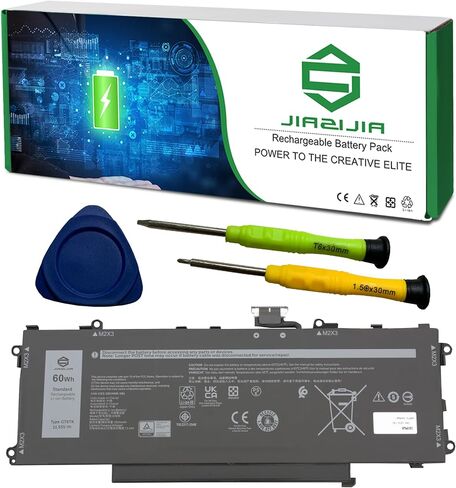 47XV3 Laptop Battery Replacement for Dell Latitude 9330 Series Notebook 0GK1M0 GK1M0 Black 11.55V 50Wh 4113mAh in Saudi Arabia