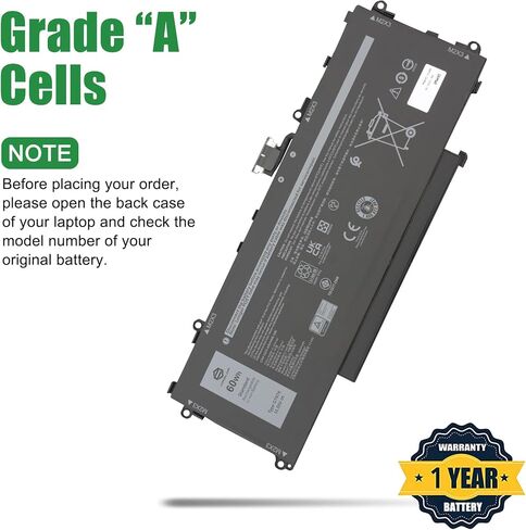 47XV3 Laptop Battery Replacement for Dell Latitude 9330 Series Notebook 0GK1M0 GK1M0 Black 11.55V 50Wh 4113mAh in Saudi Arabia