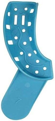 Dynarex Professional Dental Impression Trays Quadrant UL/LR No. 7 12-Pack Disposable Perforated Plastic Trays in Saudi Arabia