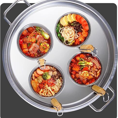 Spaghetti Noodle Cooking Machine, Home Kitchen Stock Pot Restaurant Steamer Pot Manual Pasta Makers with Divider and Colander Strainer, Cook Hot Pot, Spicy Food, Pasta in Saudi Arabia