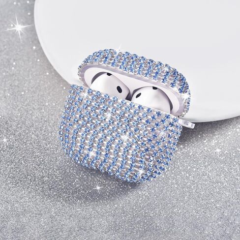 VISOOM Bling Case for Airpods Pro 2nd 1st Generation Case-Silver in Kuwait