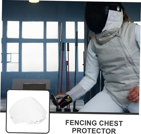 Fencing Chest Guard Breathable and Ergonomic Chest Protector Certified Double-Layer Sports Equipment for Boys and Girls and Adults for Fencing Practice and Matches in Saudi Arabia