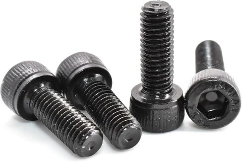 50-1000pcs M2 M2.5 M3 M4 M5 M6 M8 Din912 G12.9 Allen Hexagon Socket Screw DIN7991 Black Steel G10.9 Hex Socket Countersunk Screw(12.9 Cap Head Screw,12MM_M2(1000PCS)) in Saudi Arabia