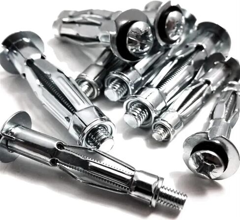 M4 X 38mm Heavy Duty Metal PLASTERBOARD Cavity Wall FIXINGS Anchors Plugs (20) in Saudi Arabia