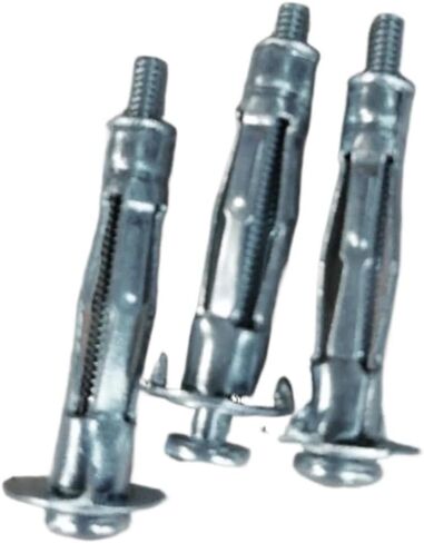 M4 X 38mm Heavy Duty Metal PLASTERBOARD Cavity Wall FIXINGS Anchors Plugs (20) in Saudi Arabia