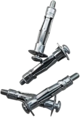 M4 X 38mm Heavy Duty Metal PLASTERBOARD Cavity Wall FIXINGS Anchors Plugs (20) in Saudi Arabia