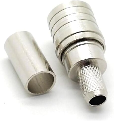 موصل QMA الذكور المستقيم 50Ω إنهاء لحام التهاب الكابل من نوع RG58 C/U للطيران والاتصالات ، والتفصيل المفاجئ ، و 360 درجة دوران الكابل (1) in Kuwait