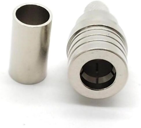 موصل QMA الذكور المستقيم 50Ω إنهاء لحام التهاب الكابل من نوع RG58 C/U للطيران والاتصالات ، والتفصيل المفاجئ ، و 360 درجة دوران الكابل (1) in Kuwait