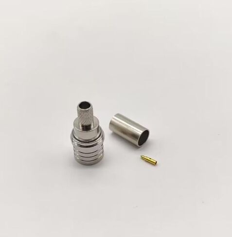 موصل QMA الذكور المستقيم 50Ω إنهاء لحام التهاب الكابل من نوع RG58 C/U للطيران والاتصالات ، والتفصيل المفاجئ ، و 360 درجة دوران الكابل (1) in Kuwait