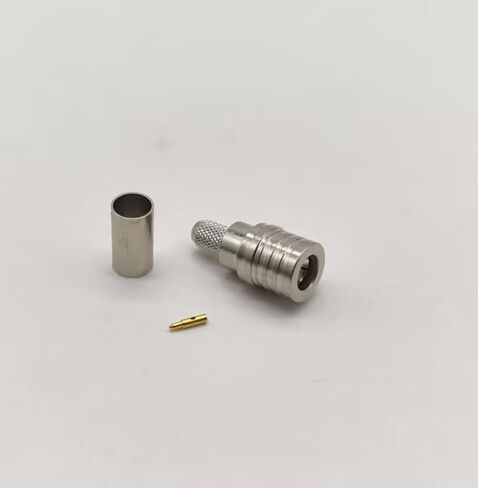 موصل QMA الذكور المستقيم 50Ω إنهاء لحام التهاب الكابل من نوع RG58 C/U للطيران والاتصالات ، والتفصيل المفاجئ ، و 360 درجة دوران الكابل (1) in Kuwait
