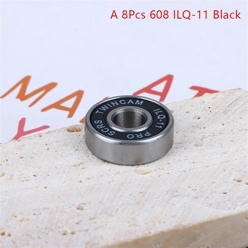 8pcs/set 608 rs محمل ILQ-11 8 * 22 * ​​7 مم للسرعة الطويلة في خطوط التزلج على السقوط التزلج على السقوط ناعمة التزلج محمل (C) in Saudi Arabia