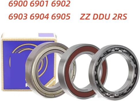 2/5pcs Thin-Walled deep Groove Ball Bearing 6900 6901 6902 6903 6904 6905(6905DDU 2PCS) in Saudi Arabia