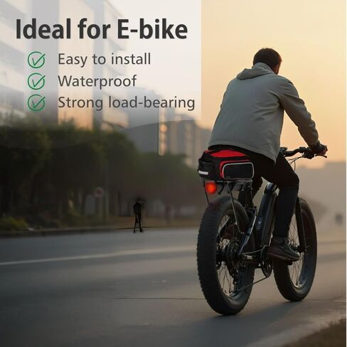 رف دراجة King Mills Fat Tyre و Rack للدراجات الكهربائية ، Parrilla Para Bicicletas Trasera ، أفكار كحف شحن مع سعة الحمل in Kuwait