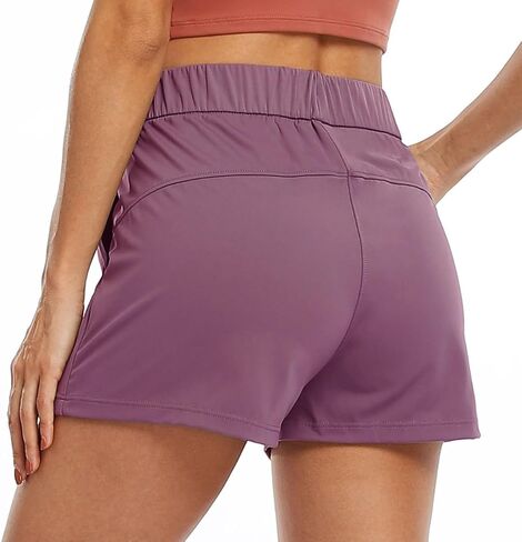 Women's Lightweight Hiking Athletic Shorts Yoga Lounge Active Workout Running Shorts Quick Dry Pants with Pockets 2.5" in Saudi Arabia