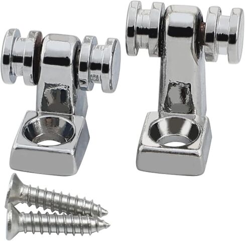 2 PCS الفولاذ المقاوم للصدأ الأسطوانة سلسلة التجنيب لخطية الغيتار الكهربائية دليل أسطوانة الأشجار المتوافقة مع Telecaster ابدأ Stratocaster أجزاء البديل للغيتار chrome chrome in Kuwait