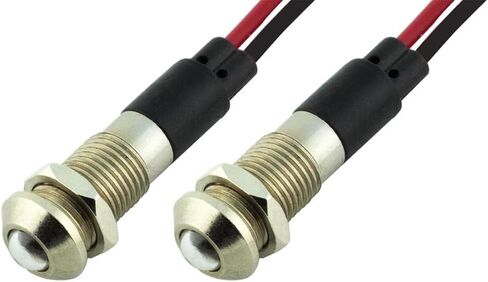PL8B 8MM 5/16 "220V AC LED Metal Signal Comply Pilot Light (Geeen) in Kuwait
