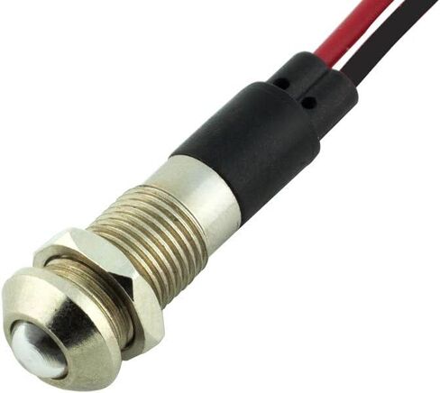 PL8B 8MM 5/16 "220V AC LED Metal Signal Comply Pilot Light (Geeen) in Kuwait