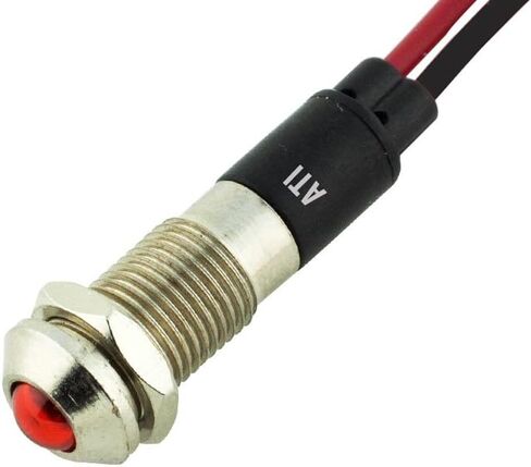 PL8B 8MM 5/16 "220V AC LED Metal Signal Comply Pilot Light (Geeen) in Kuwait