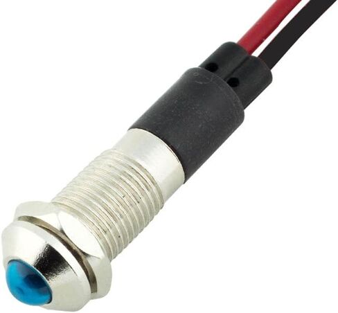 PL8B 8MM 5/16 "220V AC LED Metal Signal Comply Pilot Light (Geeen) in Kuwait