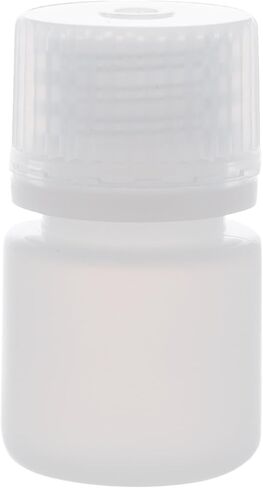EISCO -حزمة من 12 ، 8 مل في الفم الضيق HDPE الكاشف الشفاف الشفاف مع أغطية البولي بروبيلين ، غير سريلي ، مقاومة للتسرب ، مقاومة كيميائية ، -100 إلى 120 درجة مئوية نطاق درجة الحرارة ، تخزين المختبر والنقل in Saudi Arabia