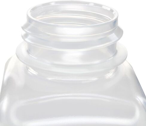 EISCO - Pack of 12, 250mL Square Polypropylene Reagent Bottles with Wide Mouth Polypropylene Caps, Translucent, Autoclavable, Leak-Proof, Chemical Resistant, 0-135°C in Saudi Arabia