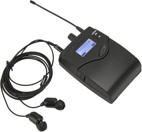 Bodypack Receiver 550 to 580MHz Stereo Earphone Monitor Receiver for Band Stage Studio in Saudi Arabia