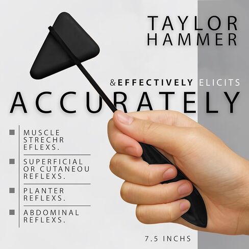 مجموعة تشخيصية متعددة الأغراض للاختبارات العصبية ، EMT و Eye Excl ، الإيقاع المنعكس Taylor Hammer + Penllight + Tuning Fork C 128 C 512 + Scissors 5.5 " in Saudi Arabia