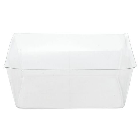 HUBERT Basket Liner Square Clear PETG - 12" L x 12" W x 4" H in Kuwait