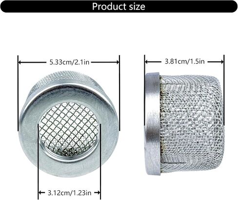 Stainless Steel Strainer Screen Filter Net For Airless Paint Sprayer Suction Hose Replacement Models 695 750 795 1095 Painter Tool in Saudi Arabia