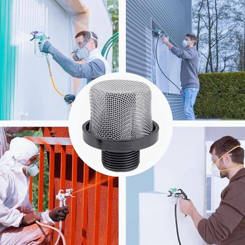 6PCS 3/4Inch Airless Sprayer Inlet Suction Strainers For LTS17 LTS15 Paint Pumps Models Prevents Debris Clogs Airless Paint Sprayer Inlet Filter in Saudi Arabia