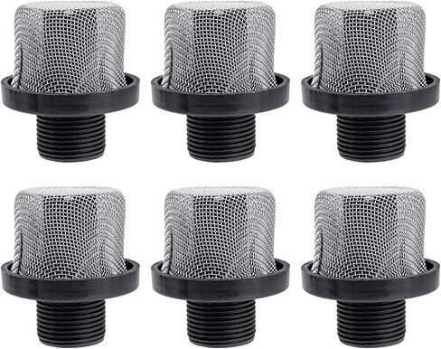 6PCS 3/4Inch Airless Sprayer Inlet Suction Strainers For LTS17 LTS15 Paint Pumps Models Prevents Debris Clogs Airless Paint Sprayer Inlet Filter in Saudi Arabia