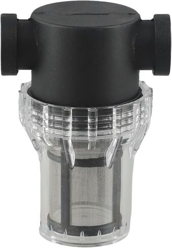 مضخة المياه مضخة مرشح مصفاة الشبكة 40/80 شاشة شبكة لنظام الري في الحديقة مع 1/2 3/4 1 بوصة موصل الخيط الإناث شفاف (3/4inch 40 شبكة) in Kuwait