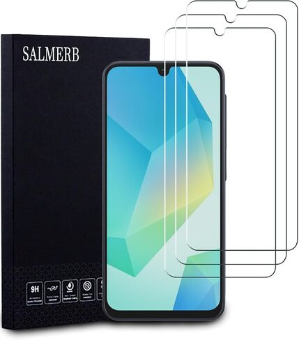 Samsung Galaxy F55 Screen Protectors (3 Pack), 9H Tempered Glass Film for Samsung F55/M55 Anti-Scratch Anti-Fingerprint Glass Screen Protectors Zero Bubbles Ultra-clear 99.99% in Saudi Arabia